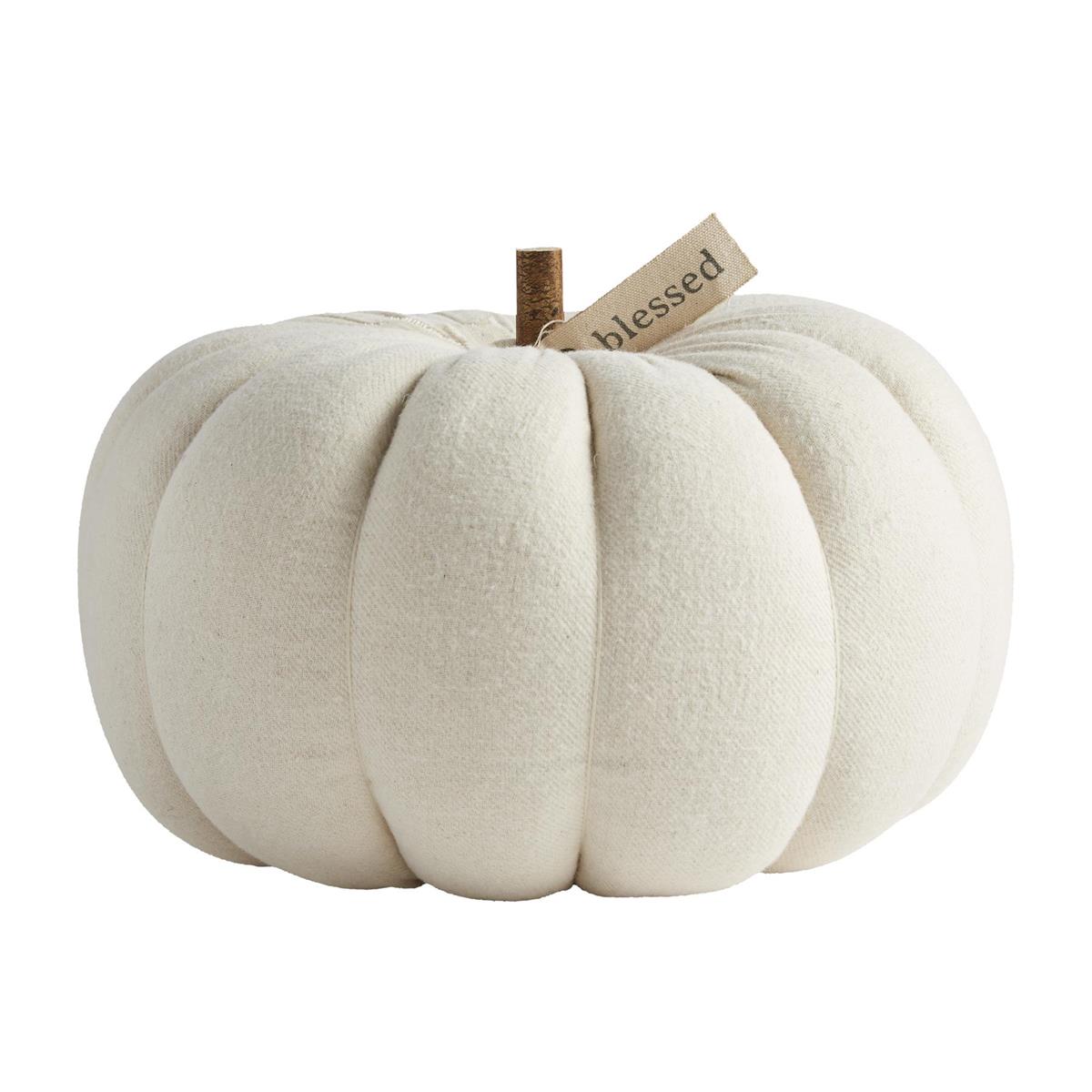 Cream Pumpkin Sitter - Large