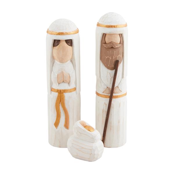 Nativity Carved Sitter Set