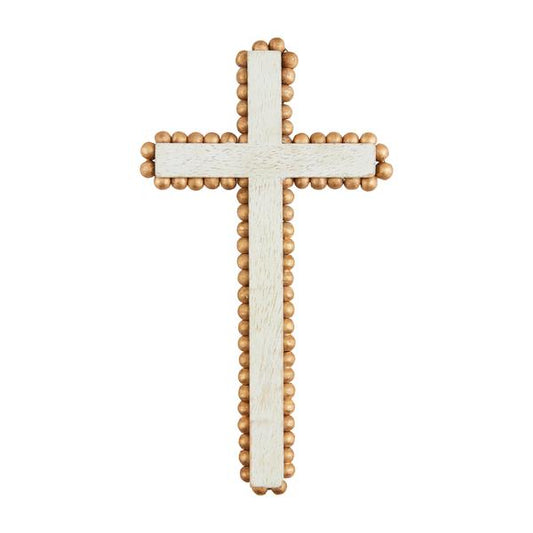 Medium Gold Bead Cross
