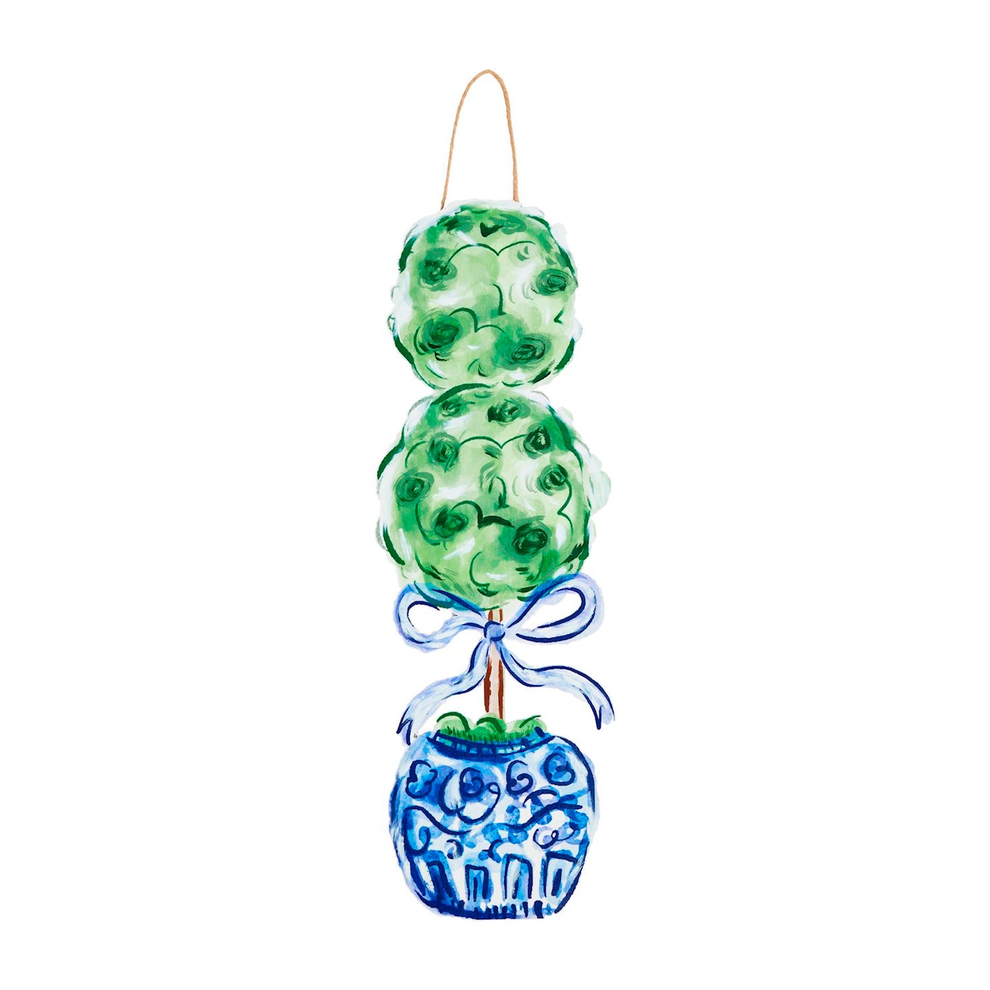 topiary door hanger