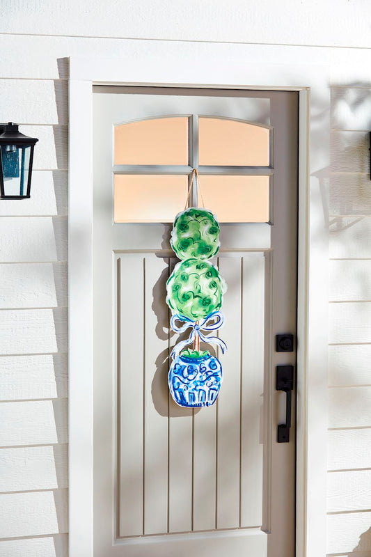 topiary door hanger