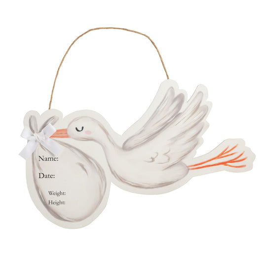 Stork Door Hanger - The Season Boutique