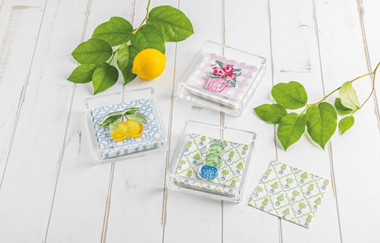 Flower Garden Napkin & Caddy Set - The Season Boutique
