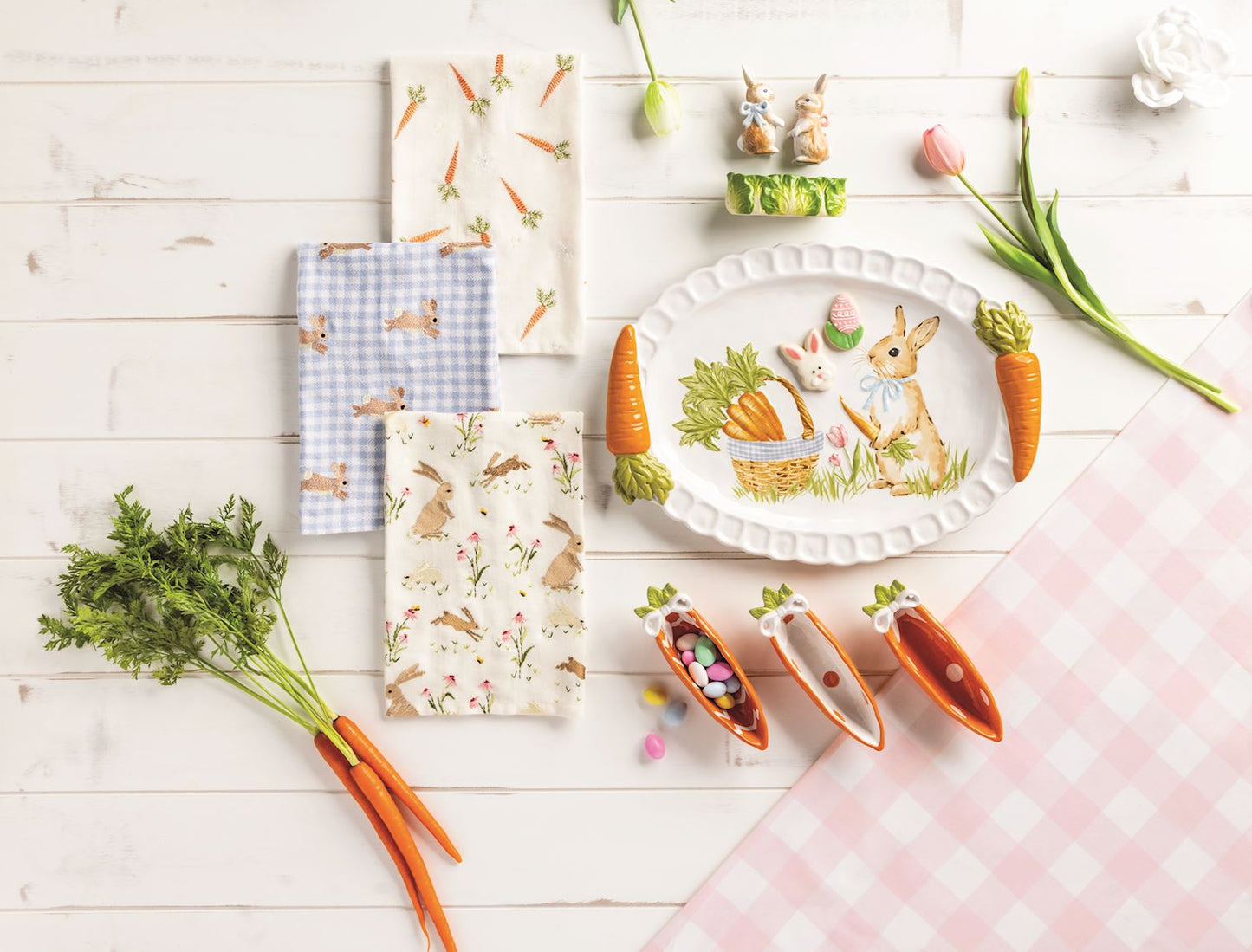 Easter Carrot Handle Platter - The Season Boutique