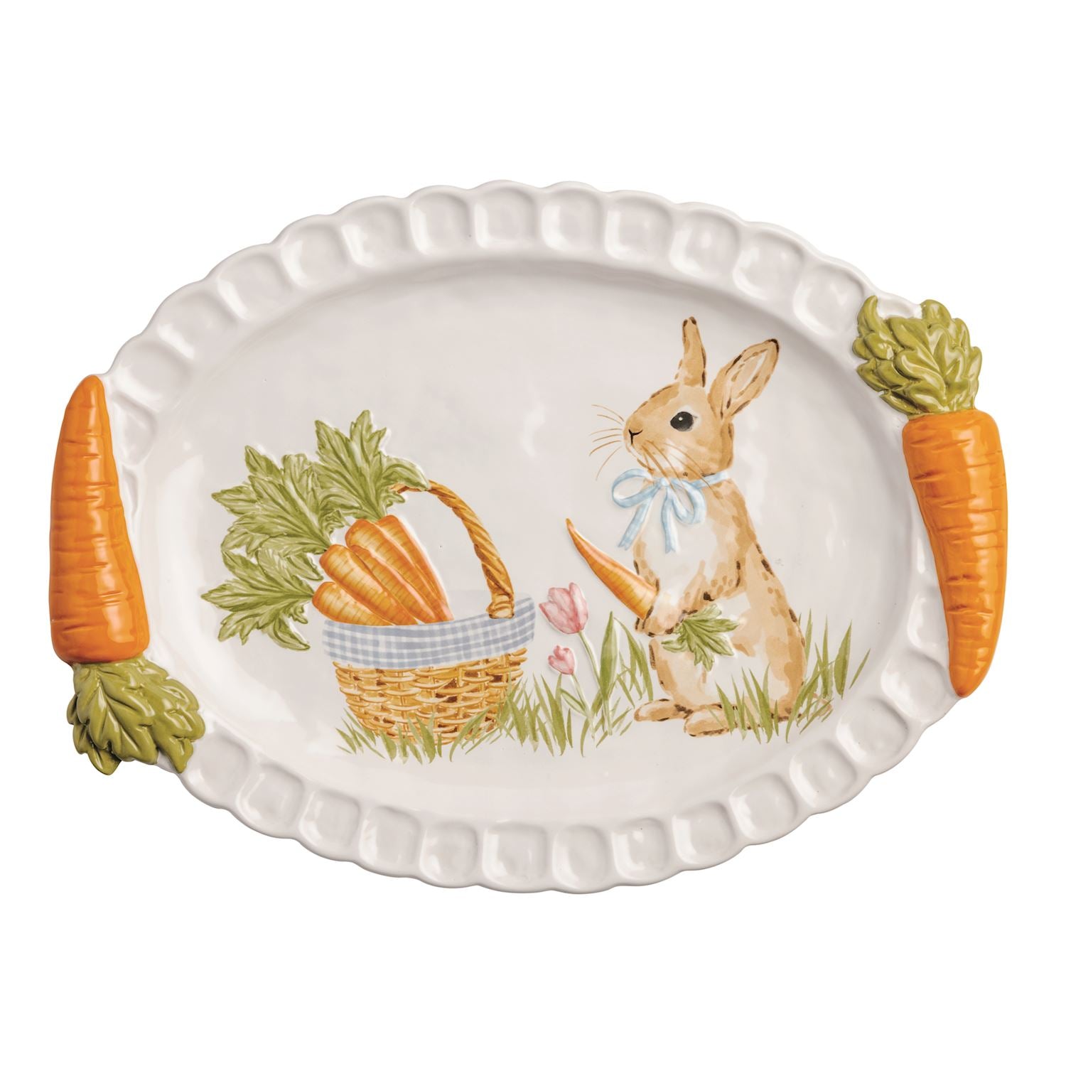 Easter Carrot Handle Platter - The Season Boutique