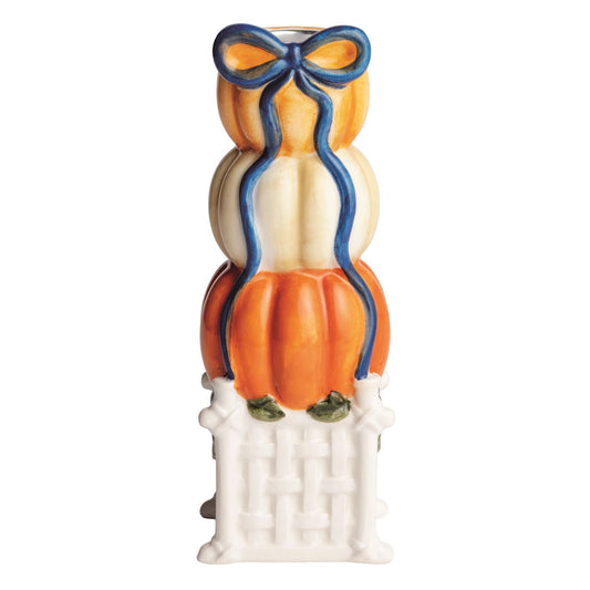Pumpkin Topiary Taper Holder