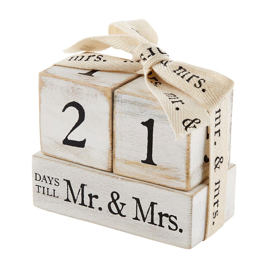Countdown to Mr. & Mrs. Block Set