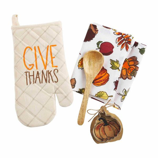 GIve Thanks Oven Mitt Set