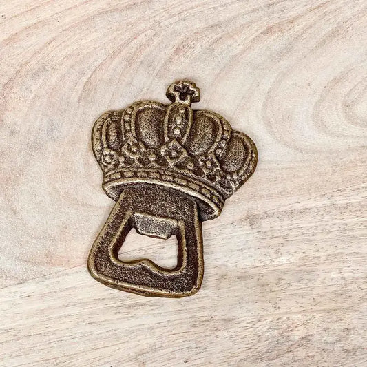 Crown Bottle Opener Brown/Gold