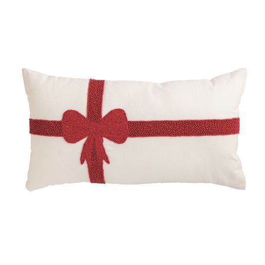 Christmas Bow Pillow