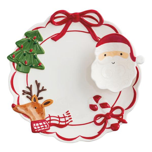 Whimsical Christmas Chip & Dip Set