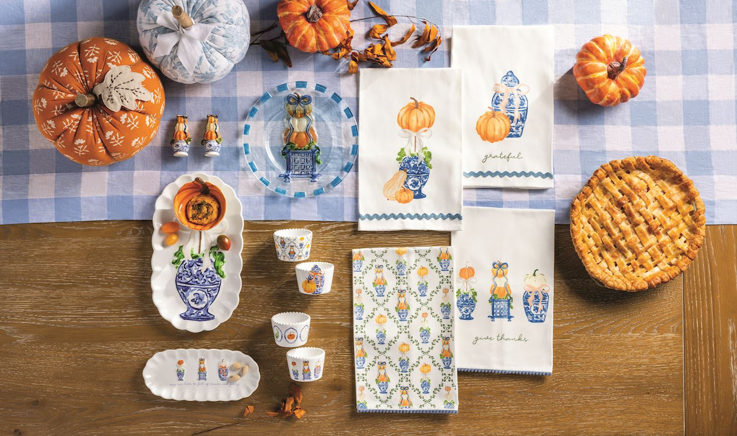 Pumpkin Topiary Towel