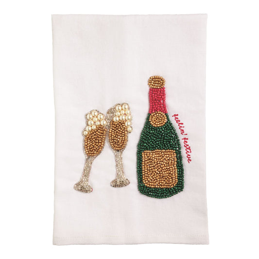 Feelin' Festive Beaded Towel