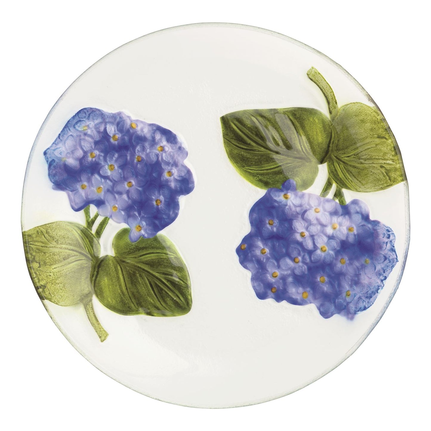 Hydrangea Glass Plate - The Season Boutique