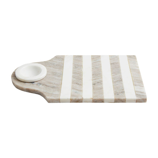 Striped Board & Dip Set