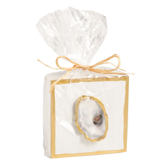 White Oyster Shell Plaque