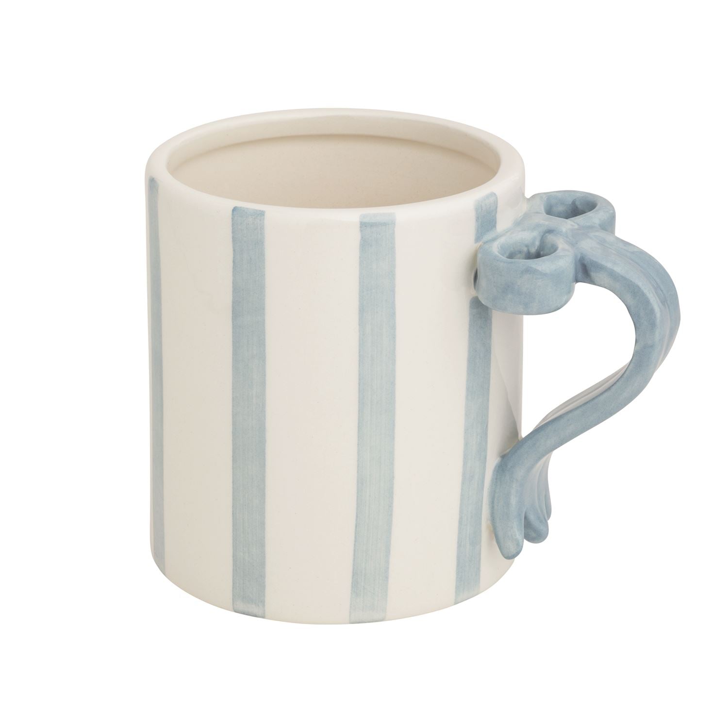 Stripe Bow Handle Mug - The Season Boutique