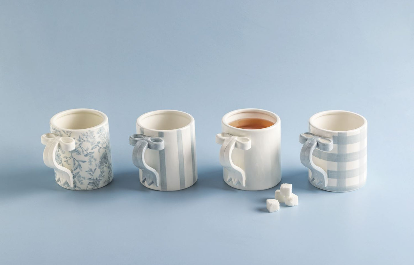 Toile Bow Handle Mug - The Season Boutique