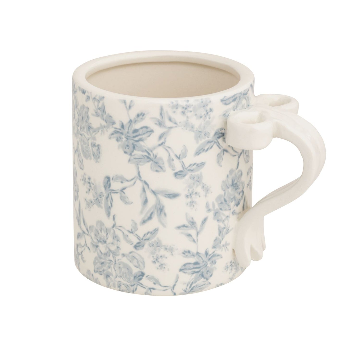 Toile Bow Handle Mug - The Season Boutique