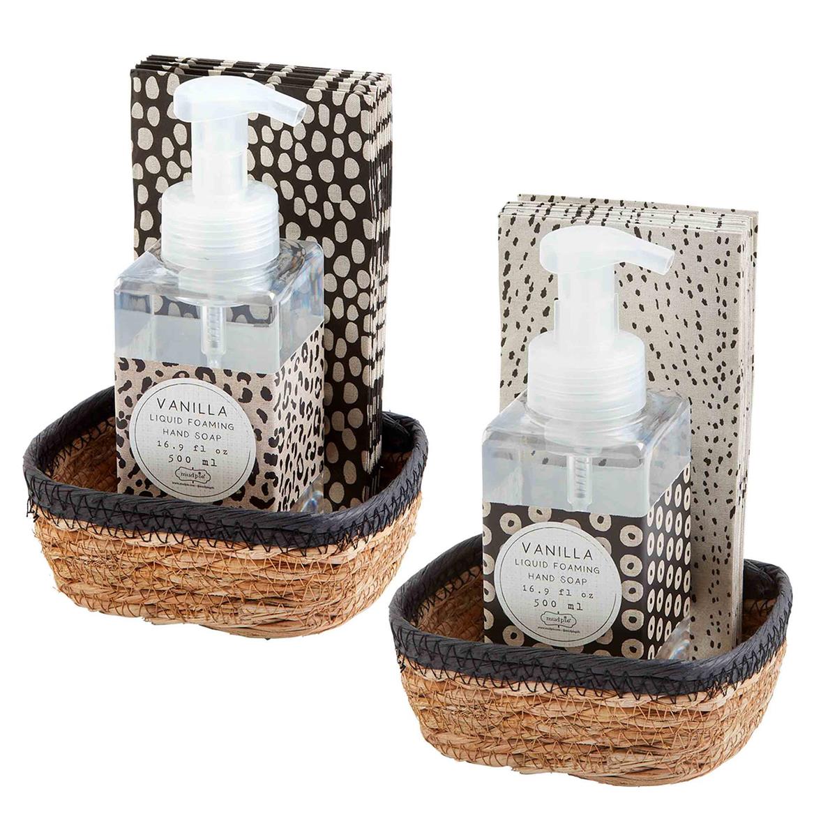 Black Dot Soap & Guest Towel Sets - The Season Boutique