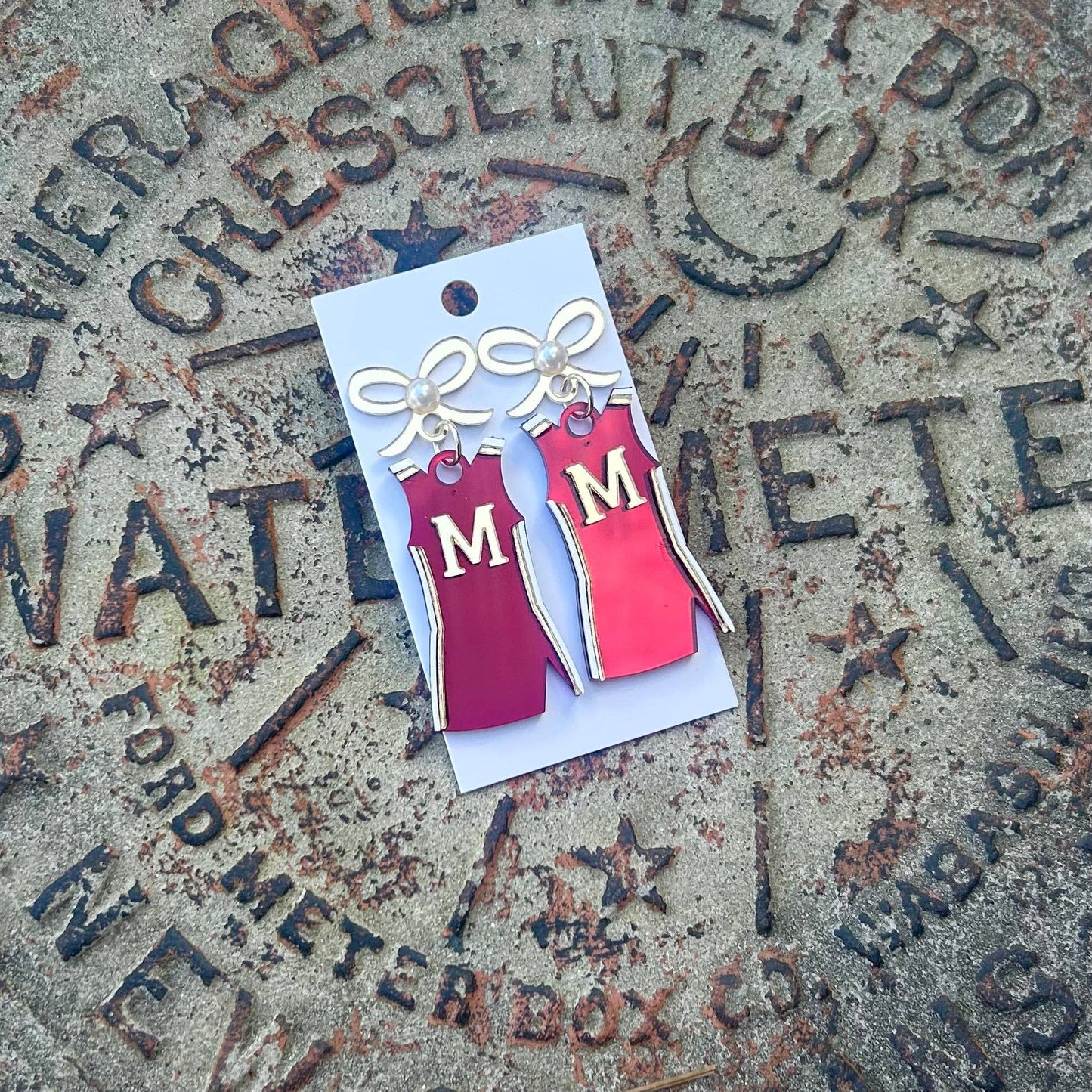 Brother Martin Cheer Earrings