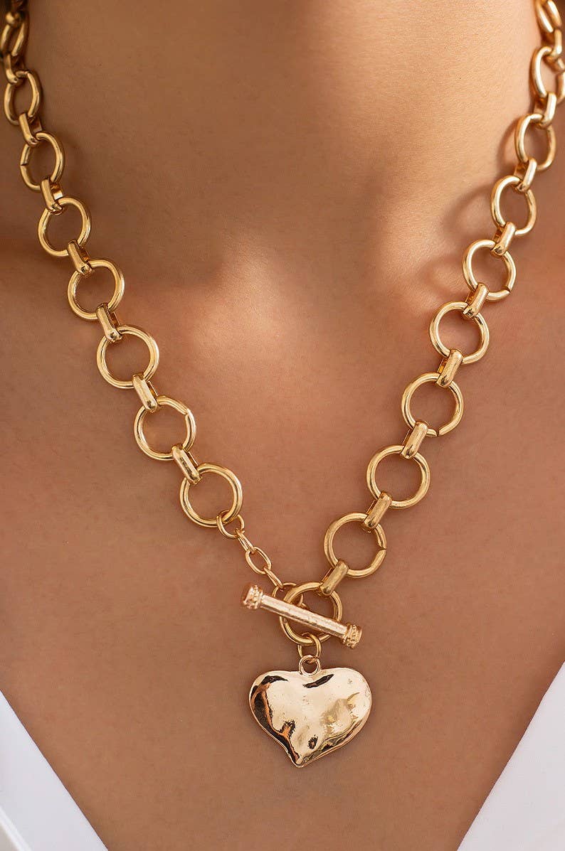 Chunky Heart Necklace