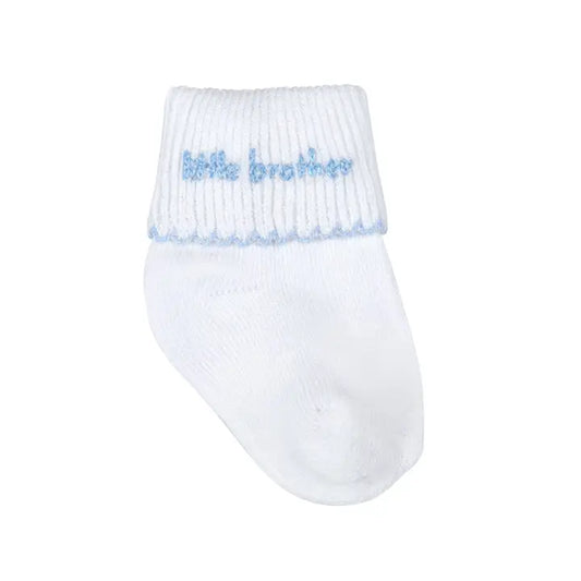 Little Brother Embroidered Socks - The Season Boutique