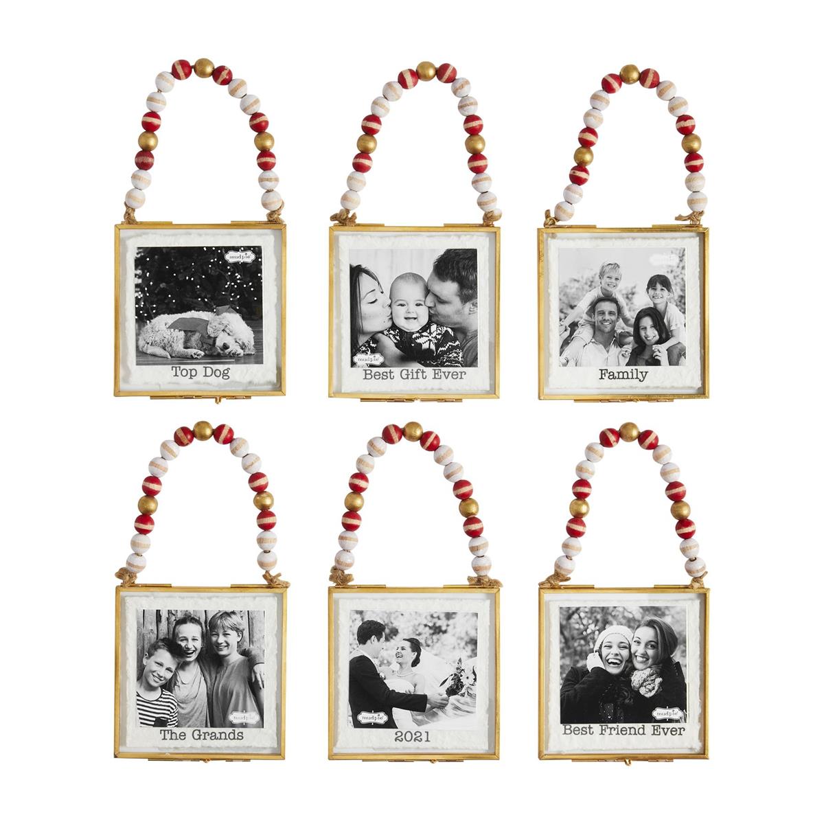 Beaded Photo Ornaments - The Season Boutique