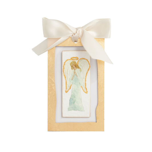 Gold Painted Acrylic Ornament