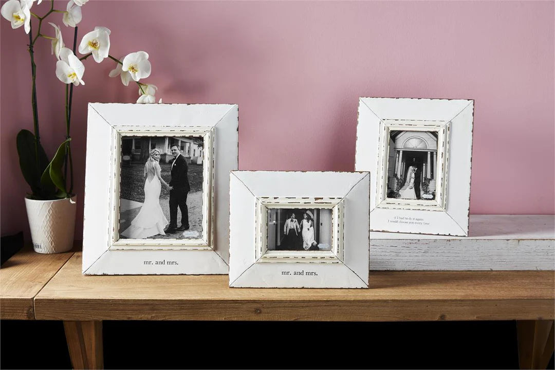 Distressed Wedding Frame 8x10