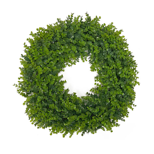 24 Inch Artificial Boxwood Wreath