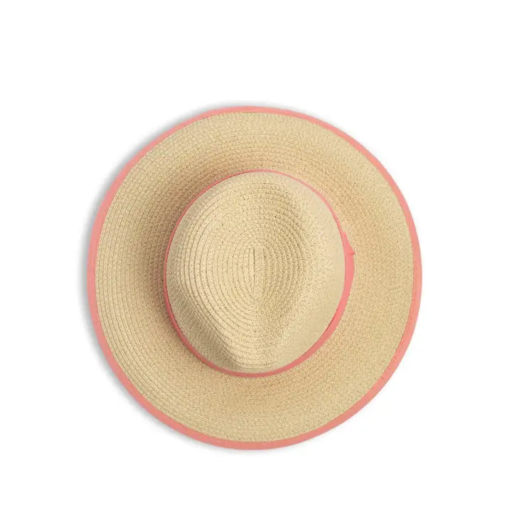 Coco Sun Hat Natural/Pink
