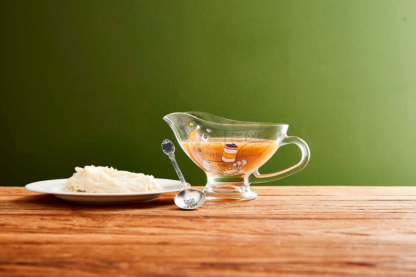 Recipe Glass Gravy Boat