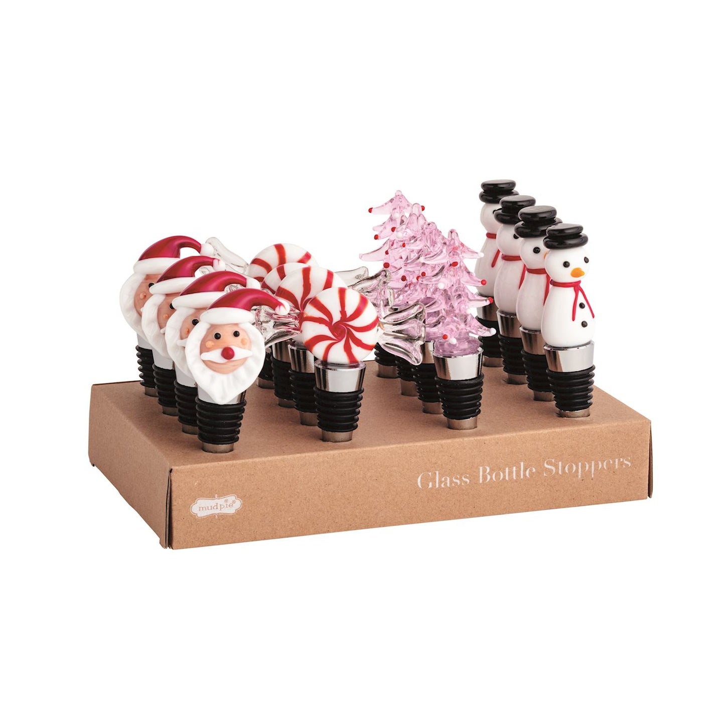 Christmas Glass Bottle Stoppers