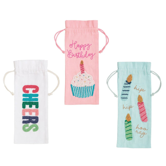 Birthday Wine Bags