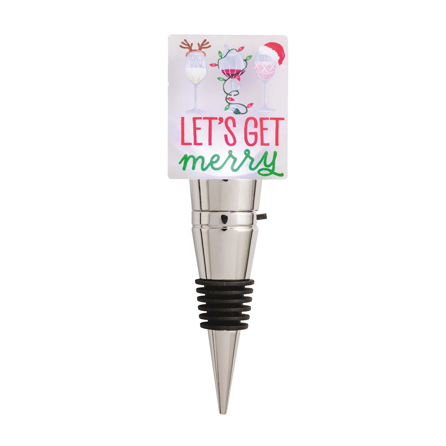 Let's Get Merry Bottle Stopper