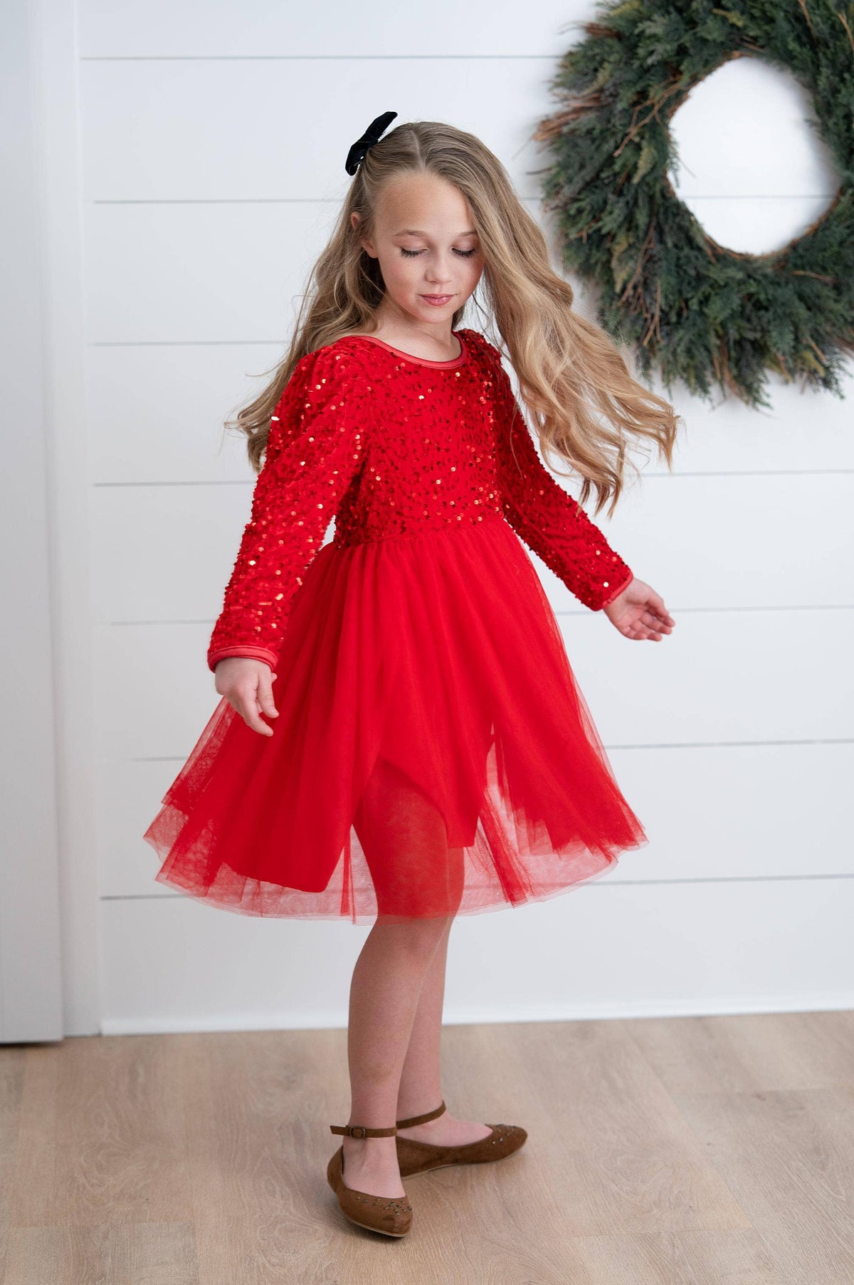 Victoria Sequin Tulle Dress