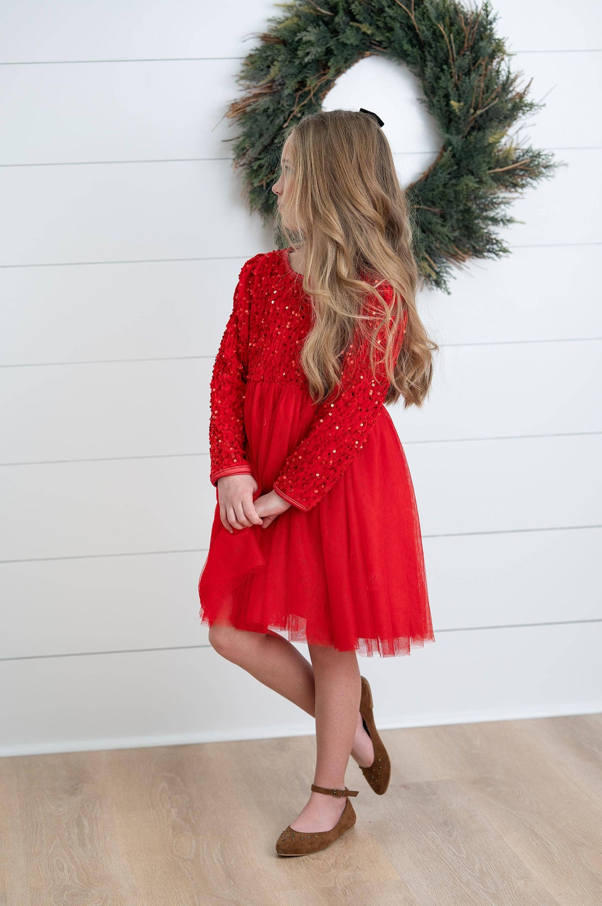 Victoria Sequin Tulle Dress