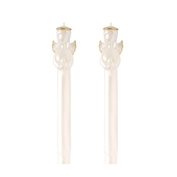 Gold Christmas Taper Candle Sets