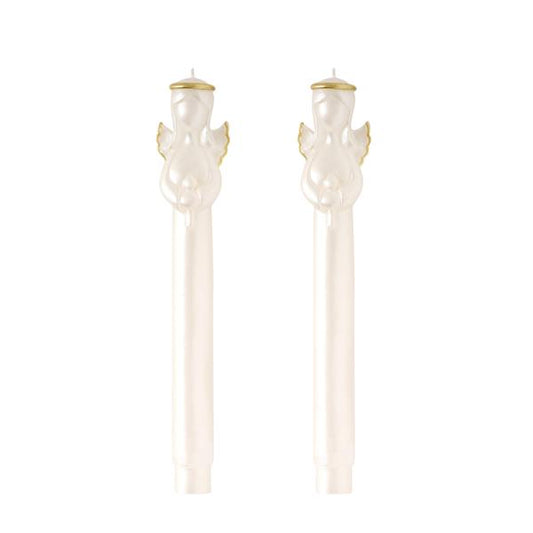 Gold Christmas Taper Candle Sets