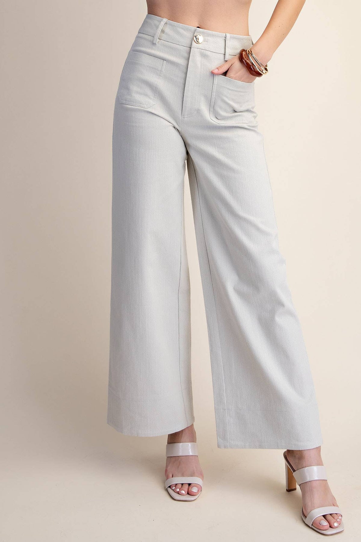Front Pocket Wide Leg