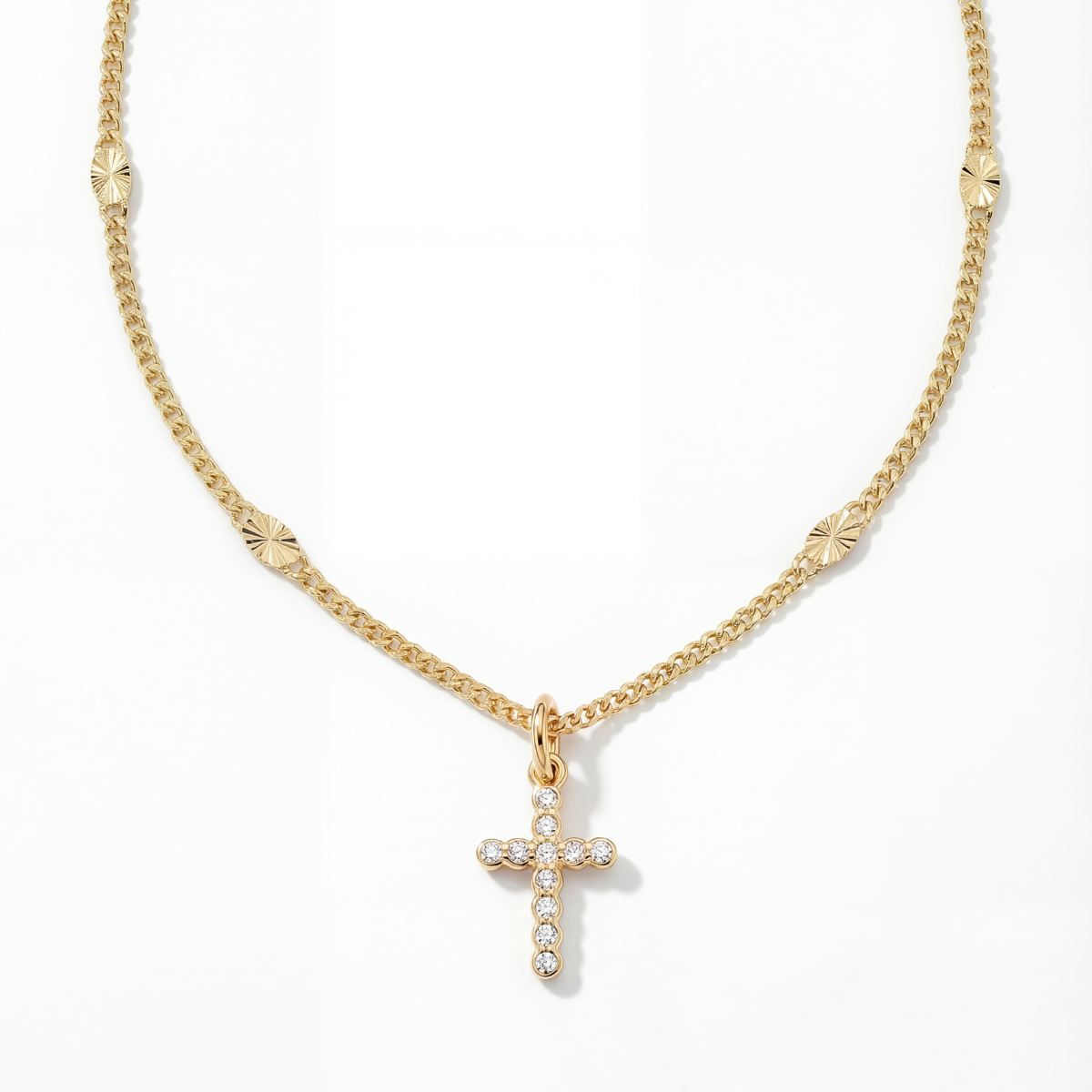Frankie Mini Cross Necklace