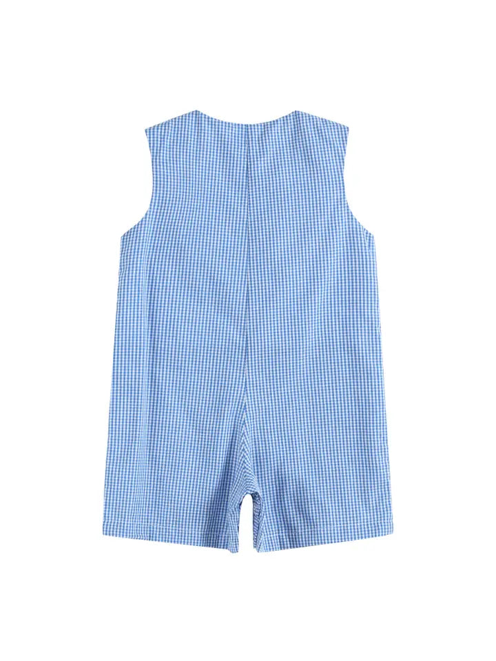 Gingham 4th of July Shortalls