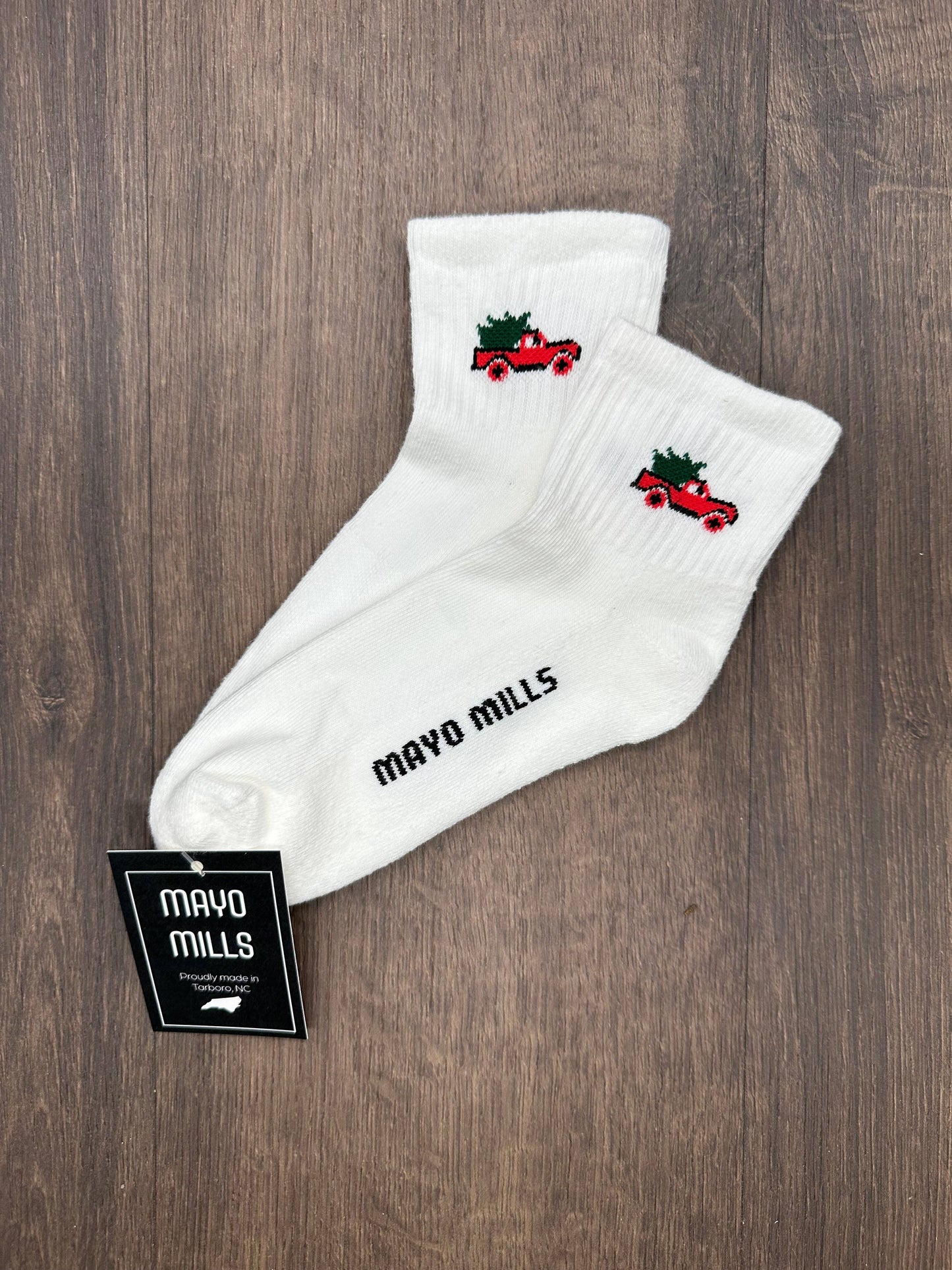 Children's Christmas Truck Socks
