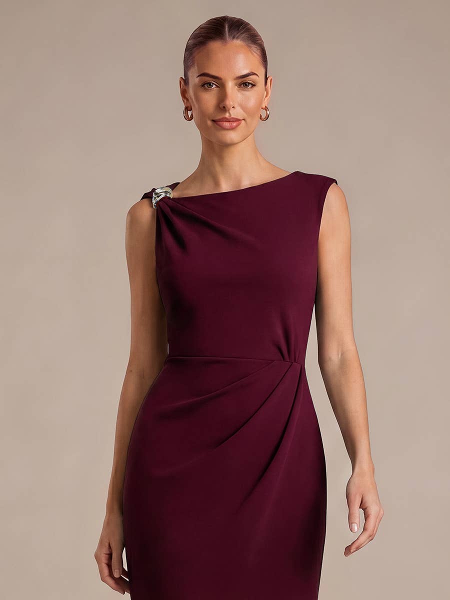 Asymmetric Midi Dress
