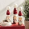 Mud Pie Wooden Santa Block, Small, 12" x 3"