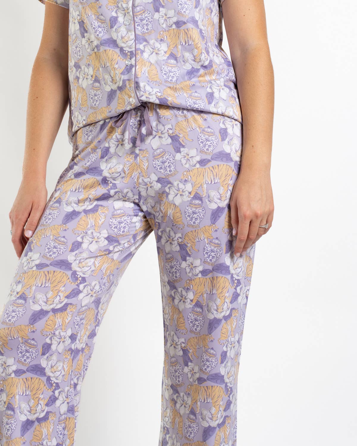 Chinoiserie Tiger Sleep Pants