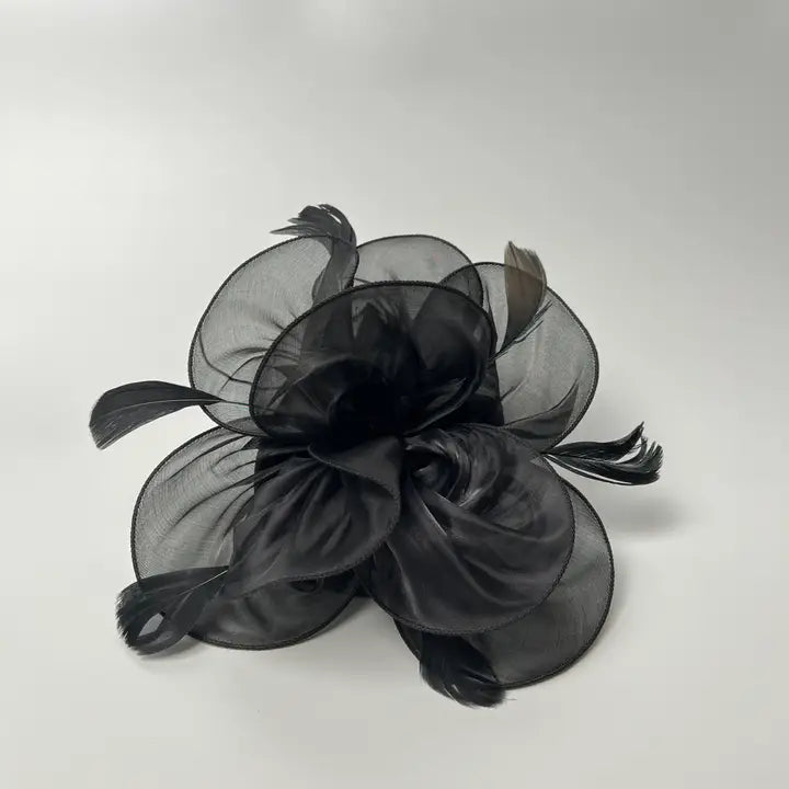 Flower Fascinator Tea Party Hat, Kentucky Derby Hat