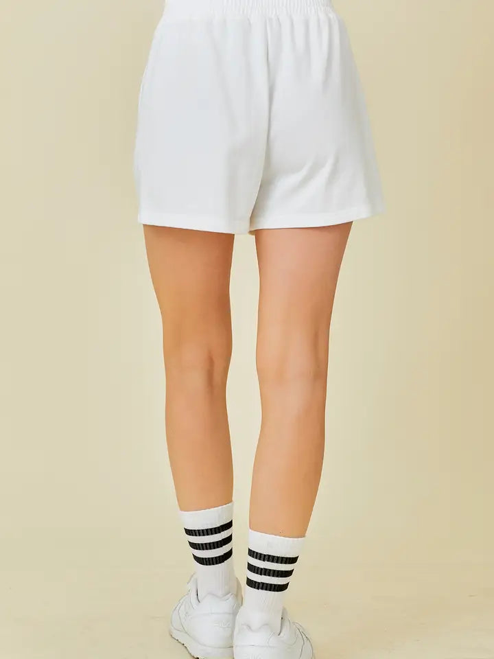 Star Patch Knit Shorts