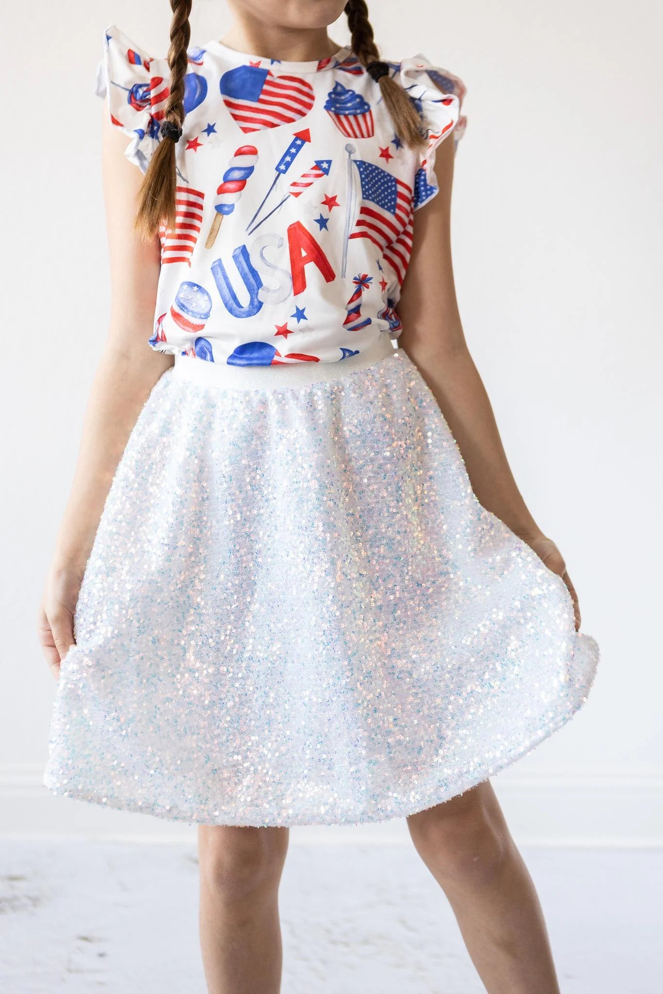 DISCO SEQUIN TWIRL SKIRT - The Season Boutique